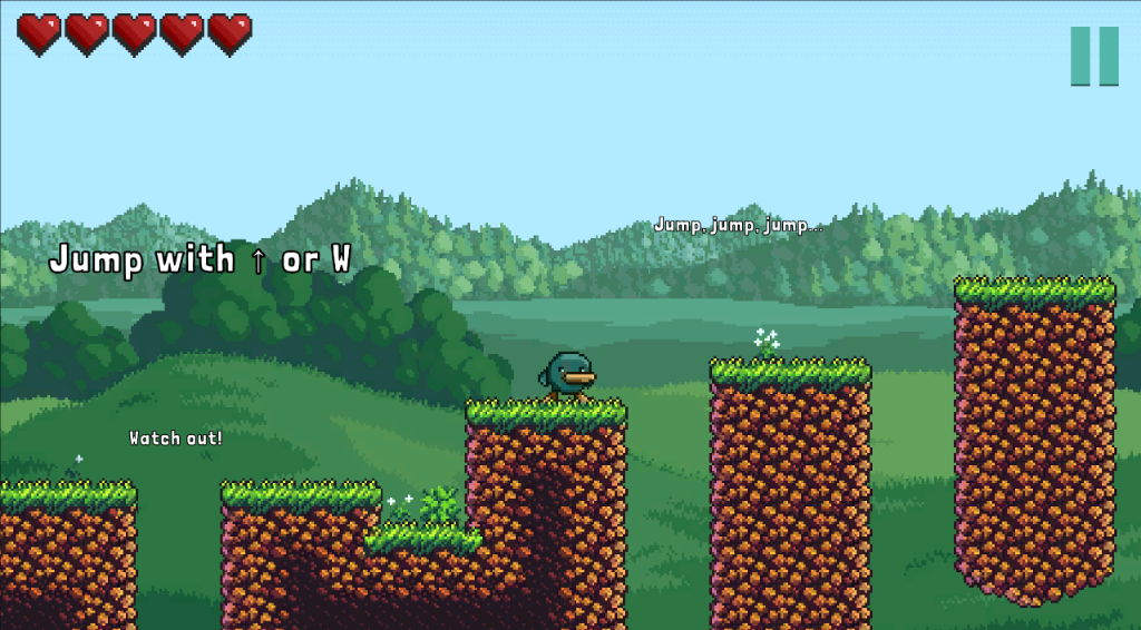 ScanLand Screenshot - Jumping platforms